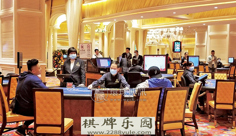 澳门所泰国网上赌场有赌场员工都已佩戴口罩上